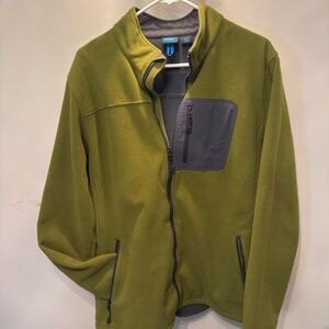 Eastern Mountain Sports Olive Green Fleece Jacket